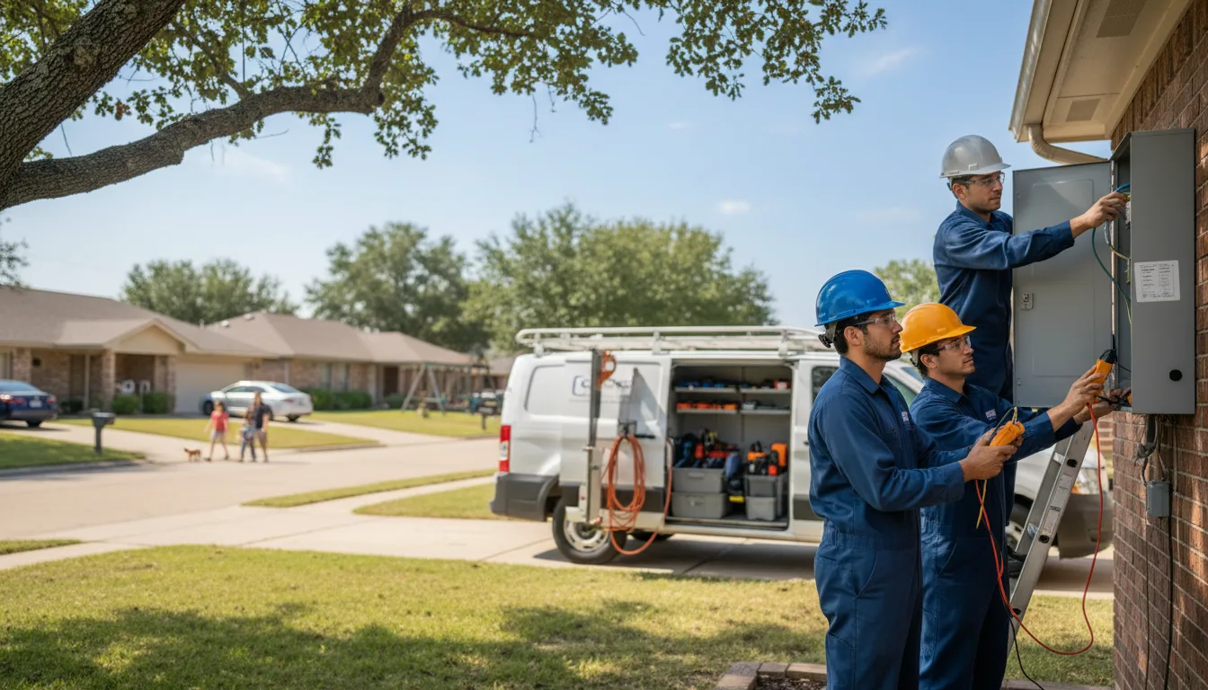 Certified electrician providing emergency electrical services in Ames, IA